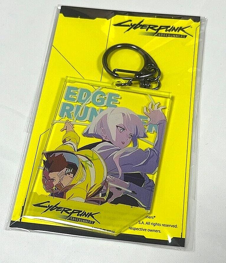 Cyberpunk Edgerunner Lucy And David Keychain