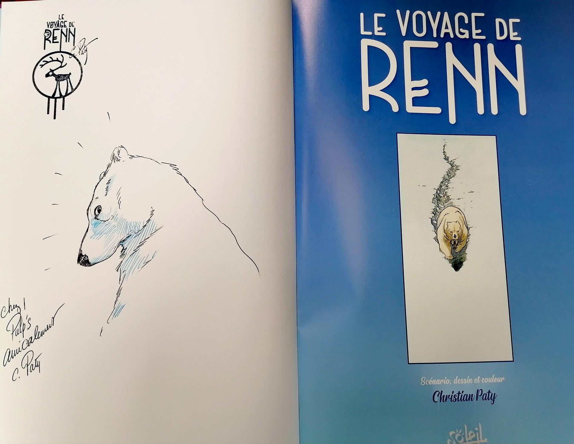 LE VOYAGE DE RENN DÉDICACÉ PAR CHRISTIAN PATY