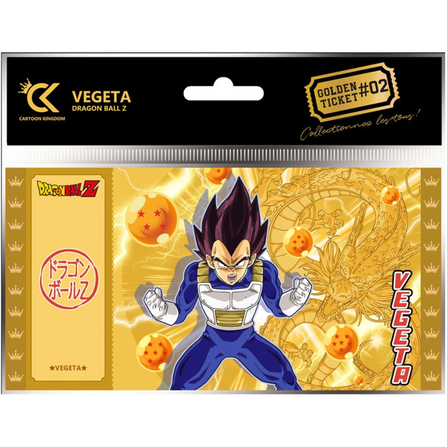 Golden Ticket Dragon Ball Z Vegeta