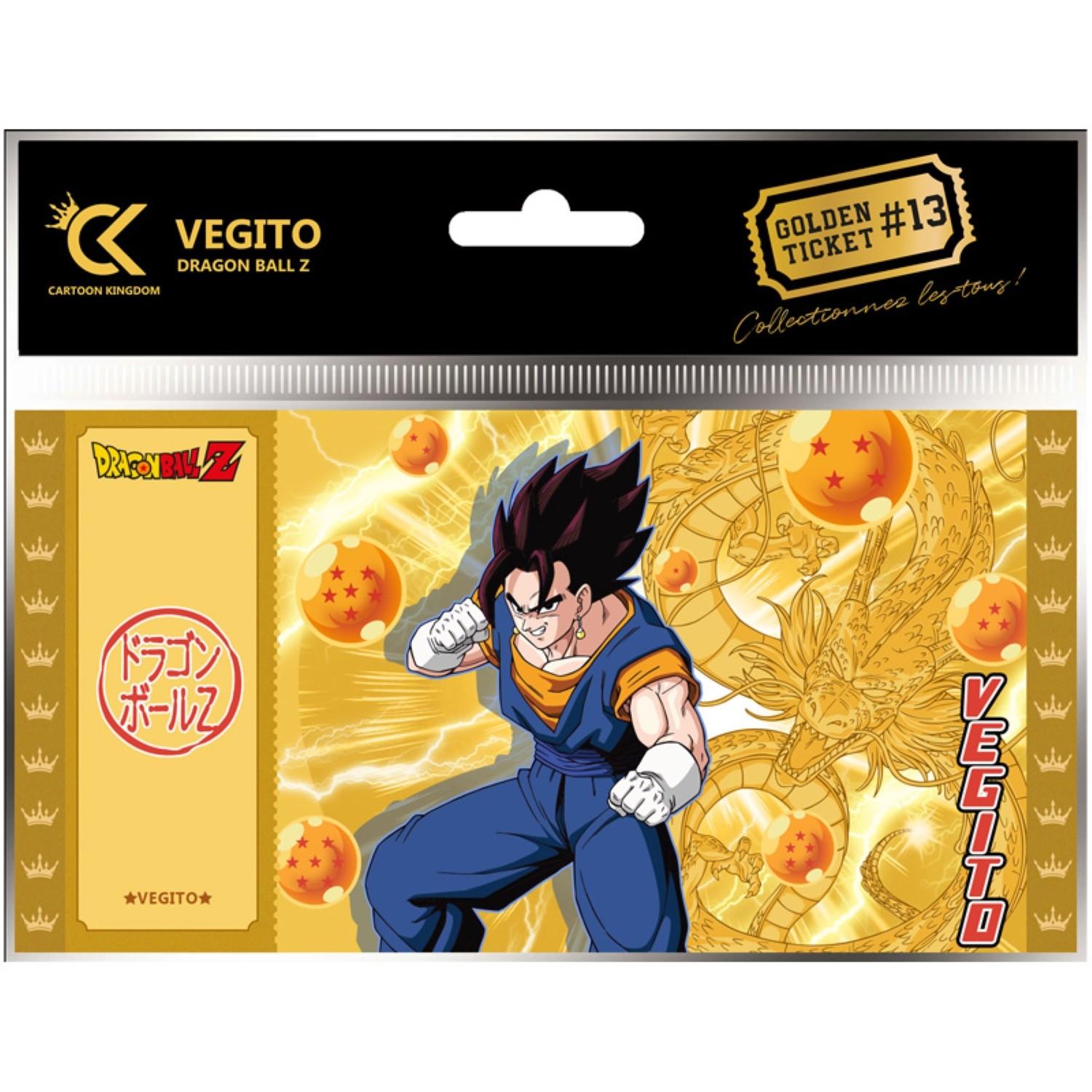 GOLDEN TICKET Dragon Ball Z Vegito