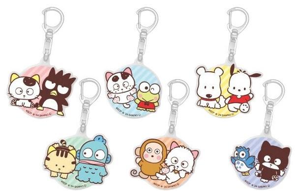 Tama And Friends & Sanrio Characters Mystery Keychain