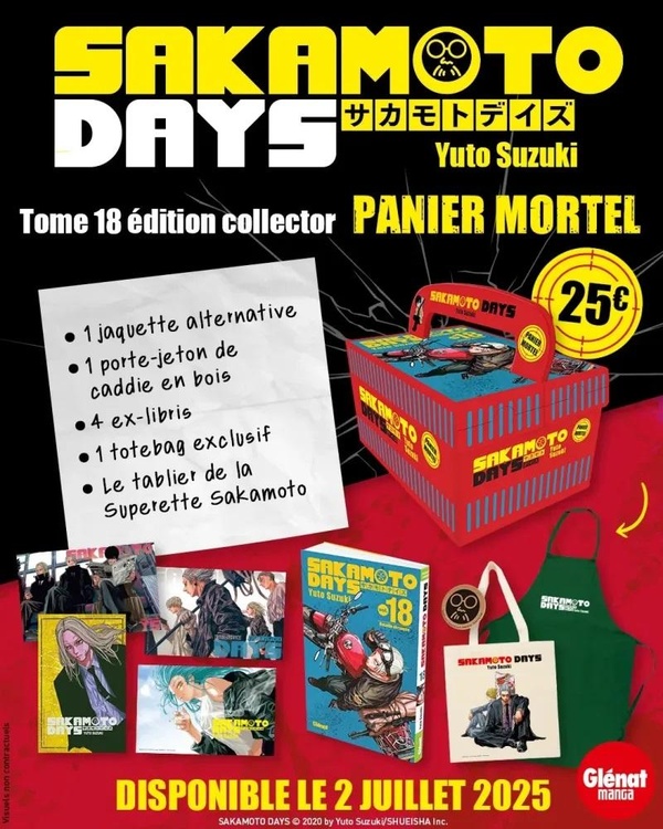 SAKAMOTO DAYS - TOME 18 - EDITION PANIER MORTEL