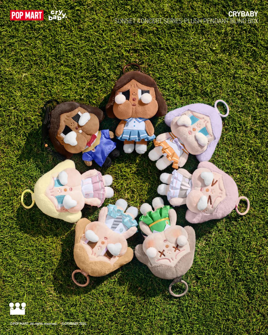 POP MART X CRYBABY SUNSET CONCERT PLUSH PENDANT