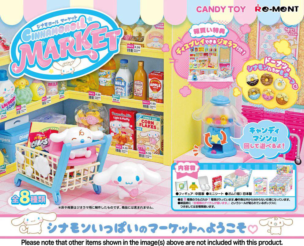 RE-MENT  CINNAMOROL MARKET
