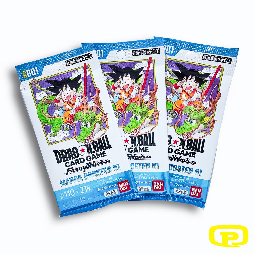 BOOSTER DRAGON BALL JAPANESE TRADING CARD GAME FUSION WORLD SB01