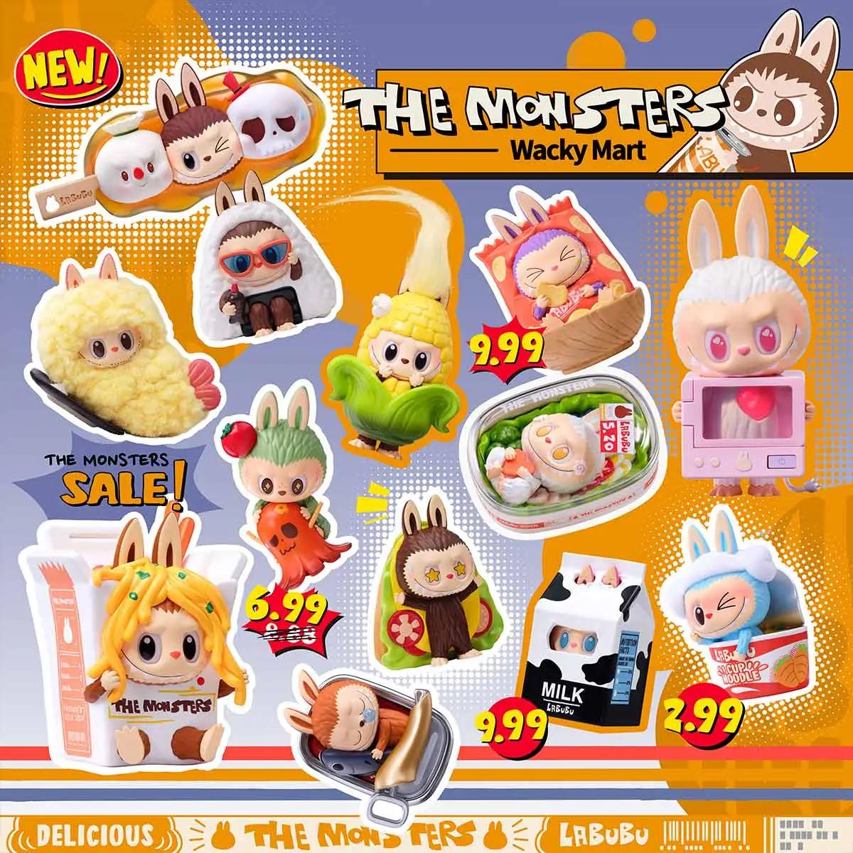 POP MART X THE MONSTERS LABUBU WACKY MART BLIND BOX FIGURE