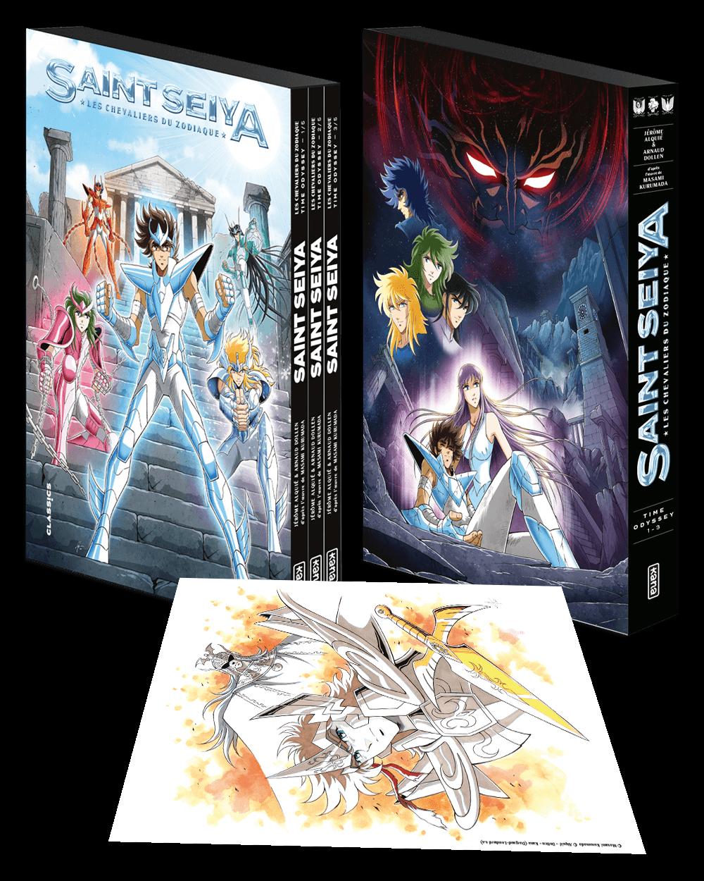 COFFRET SAINT SEIYA - TIME ODYSSEY T 1 - 2 - 3 + EX LIBRIS
