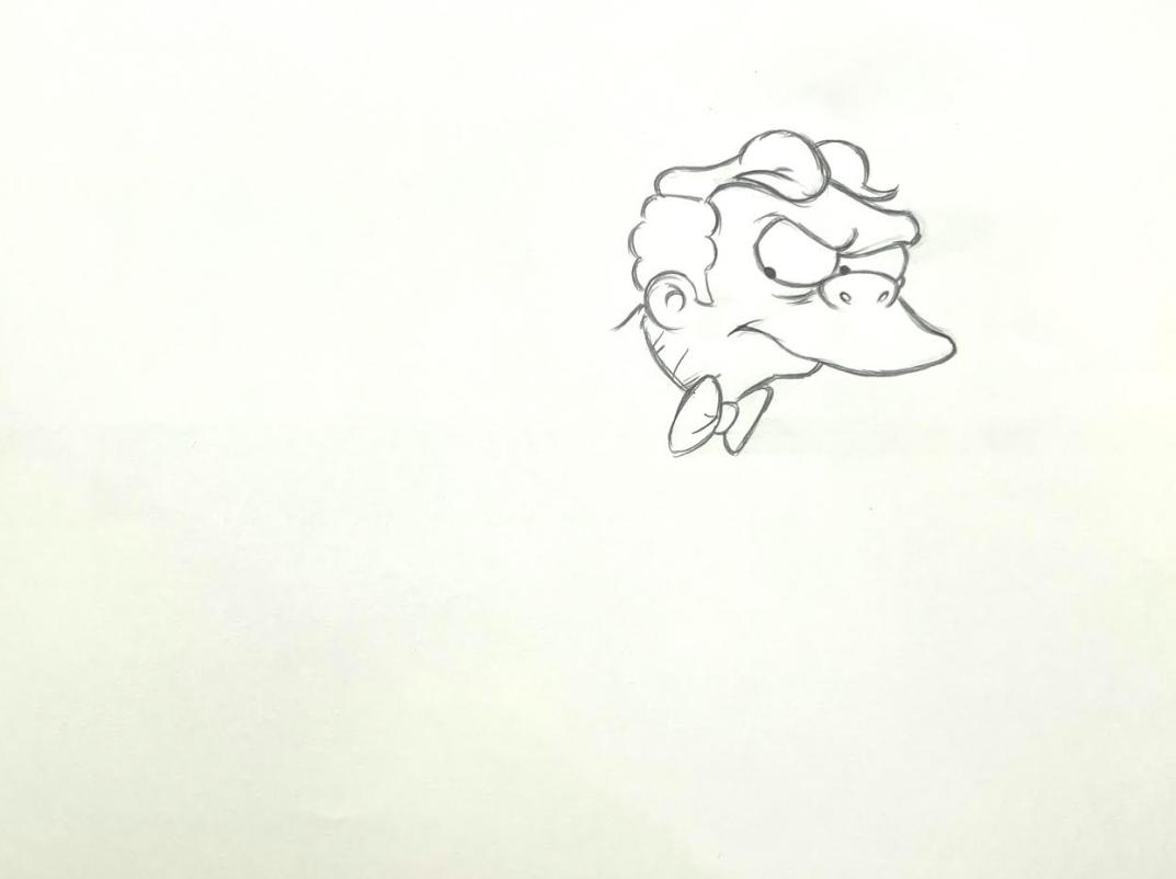 LES SIMPSONS - LES DESSINS ORIGINAUX DE LA SÉRIE ANIMÉE : MOE N°1