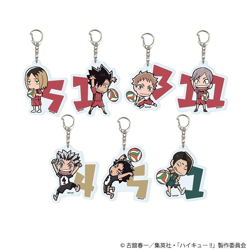 SACHET MYSTERE PORTE CLÉ ACRYLIQUE HAIKYU!! NEKOMA / FUKURODANI / NOHEBI