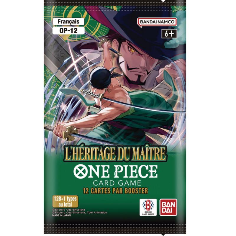 BOOSTER FRANÇAIS TCG ONE PIECE OP-12 L'HÉRITAGE DU MAÎTRE