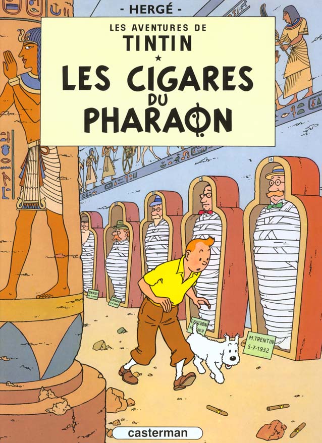 TINTIN - T04 - LES CIGARES DU PHARAON