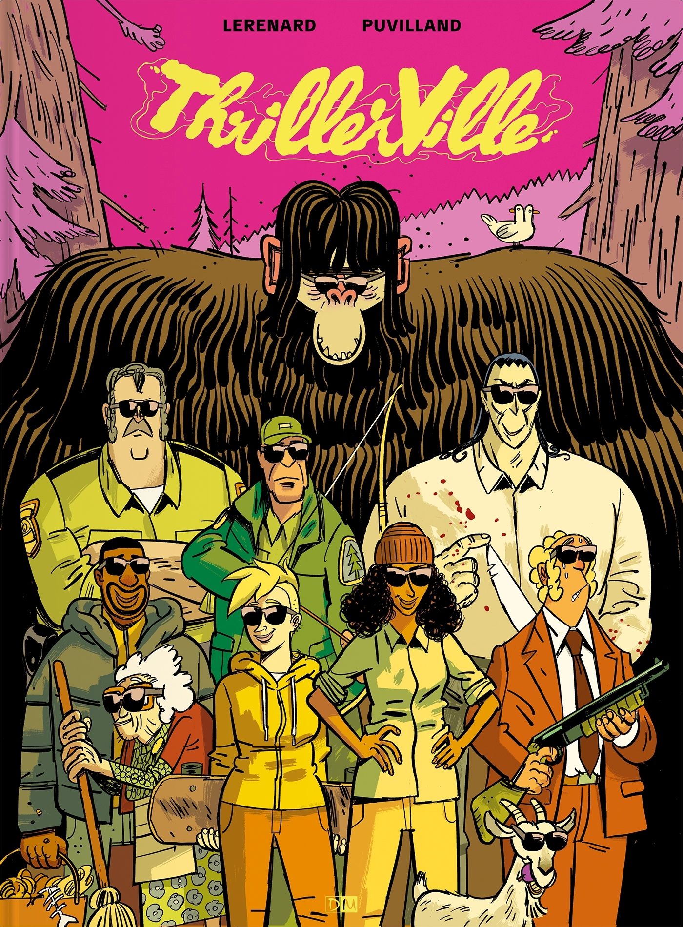 THRILLERVILLE + JAQUETTE EXCLUSIVE PULP'S OFFERTE SIGNÉE PAR ALEX PUVILLAND