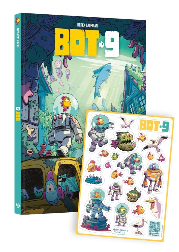 BOT-9 - TOME 01 + 1 PLANCHE DE STICKER - EDITION LIMITEE