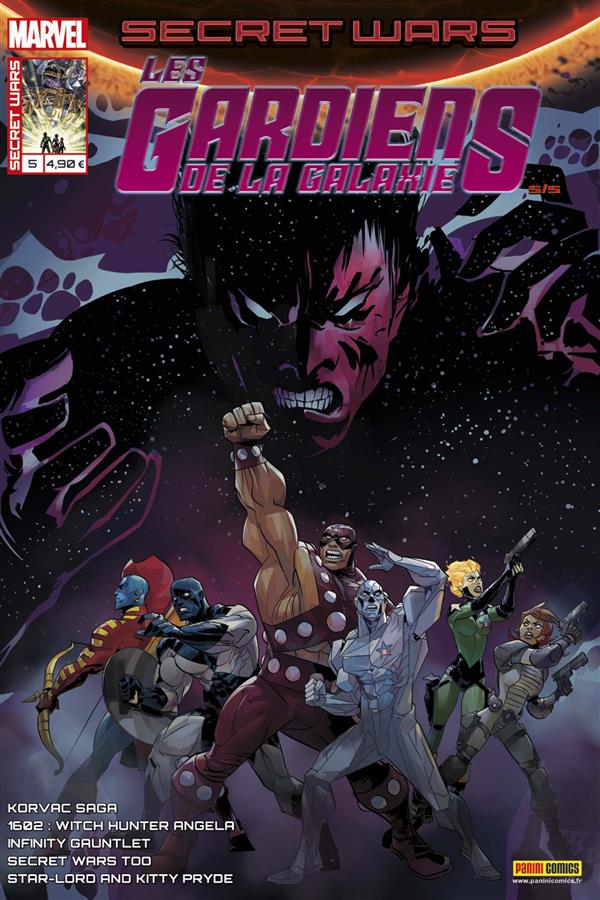 SECRET WARS : 5 LES GARDIENS DE LA GALAXIE