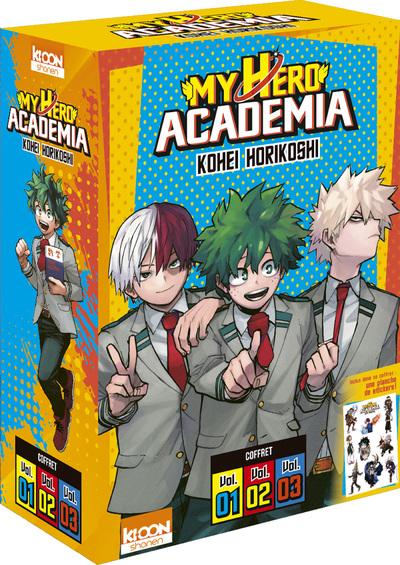 COFFRET MY HERO ACADEMIA VOL. 1 A 3