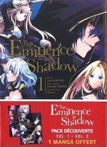 EMINENCE IN SHADOW (THE) - THE EMINENCE IN SHADOW - PACK PROMO VOL. 01 ET 02 - EDITION LIMITEE