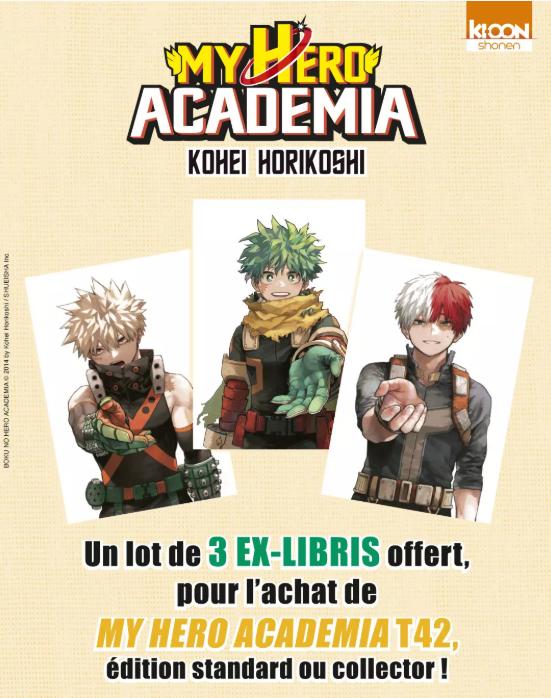 MY HERO ACADEMIA SET DE 3 PRINT